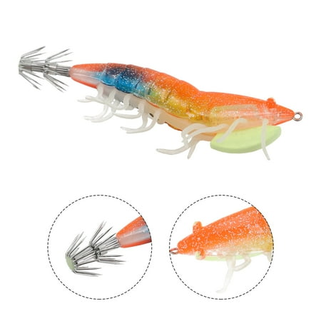Taituoti Luminous Egi Lure Squid Jig Shrimp Eging Jigging Octopus Calamar Cuttlefish Lure Pink