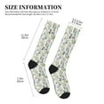 thumbnail image 4 of Pofeuu Wisteria Flower Print Compression Socks for Women & Men Circulation - Best Support for Nurses,Running,Athletic,Sports, 4 of 7