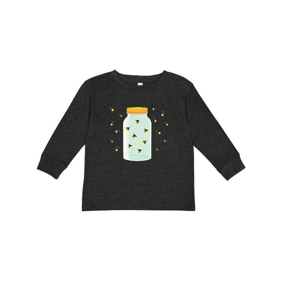 Inktastic Fireflies Summer Vacation Boys or Girls Long Sleeve Toddler T-Shirt