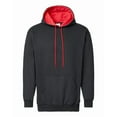 thumbnail image 1 of KF9041 95/05 DOUBLE HOODED 2-TONE PULLOVER**MADE IN CANADA, 1 of 3