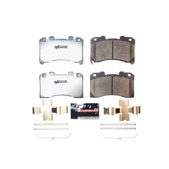 Power Stop Z26 Street Warrior Brake Pads with Hardware, Front - for Toyota GR Corolla 2023-24