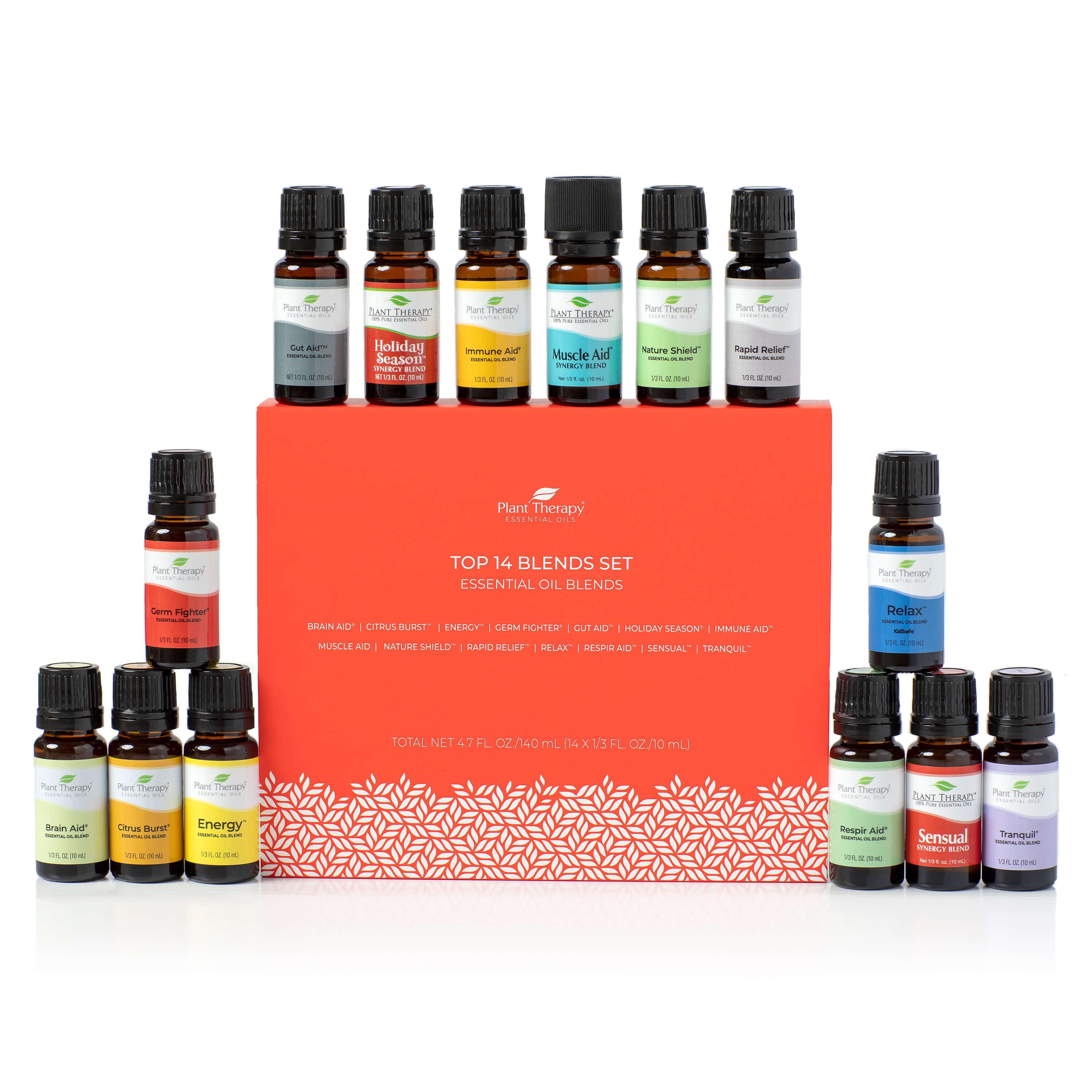 Plant Therapy Top 14 Essential Oil Blend Set 100 Pure, Undiluted