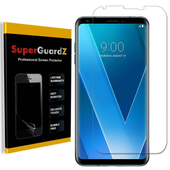 [3-Pack] For LG V30 / LG V30  / LG V30S ThinQ - SuperGuardZ [FULL COVER] Screen Protector, HD Clear, Anti-Scratch, Anti-Bubble
