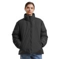 thumbnail image 3 of Build Your Brand Womens Loose Puffer Jacket, 3 of 4