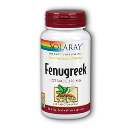 Guaranteed Potency Fenugreek Extract Solaray 90 Caps