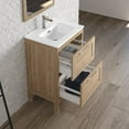 thumbnail image 4 of DAX Lakeside Single Vanity with Onix Basin, 24", White, 4 of 5