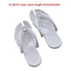 thumbnail image 5 of Bearachild Zapatillas de viaje, chanclas portátiles, antideslizantes, sandalias de playa para baño, sandalias de playa para verano Juegos de accesorios de baño Gris claro S, 5 of 6