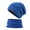 Blue, variant on D-GROEE 2Pcs/Set Winter Ribbed Edge Beanie Hat Scarf Set Woolen Yarn Warm Knit Skull Cap and Scarf for Men Women