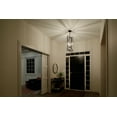 thumbnail image 6 of Kichler Taubert Mid-Century Modern 3 Light Black with Brass Foyer Pendant Light, 6 of 9