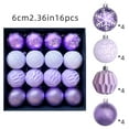 thumbnail image 4 of Fwttom 16pcs Christmas Ornaments for Christmas Tree - Shatterproof Christmas Ball Ornaments, Merry Hanging Christmas Balls for Holiday Party Wedding Christmas Decocrations, 2.36"/6cm, 4 of 7