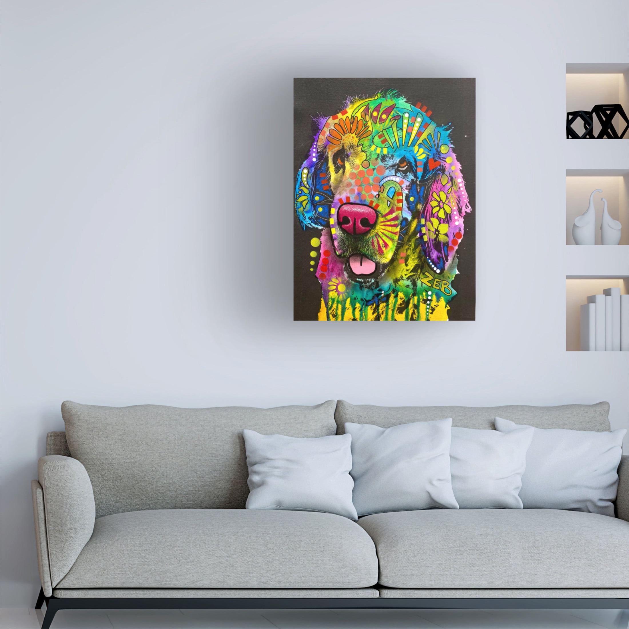 Canvas Wall Art - Dean Russo 'This Is Your Five AM Courtesy Call' Wall Art for Living Room, Bedroom, or Office Décor by Trademark Fine Art - 24 x 32 Inches