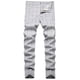 thumbnail image 2 of Pantalones largos a rayas para hombre, pantalones de traje ajustados y elásticos, pantalones casuales, pantalones para hombre, 2 of 6