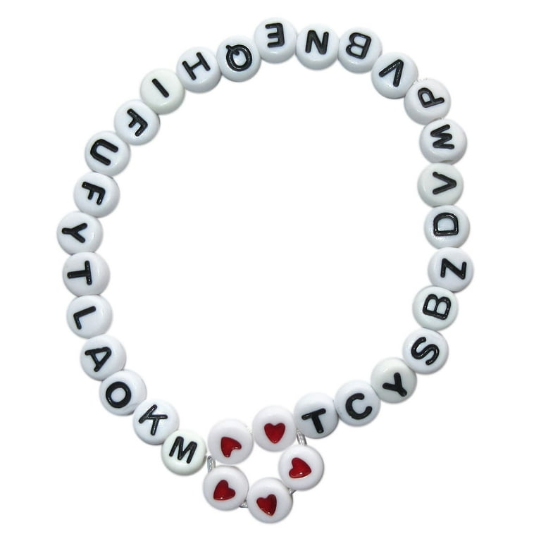 White Round Alphabet Beads by Creatology™ 