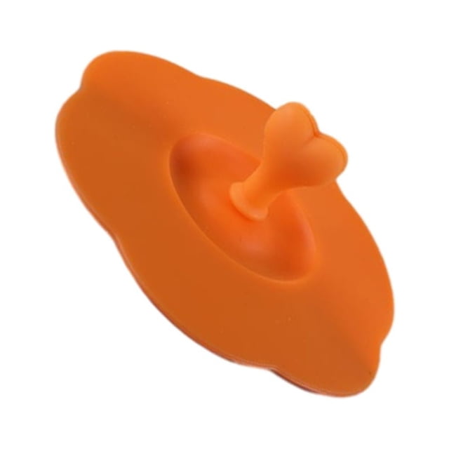 Cubierta de taza de silicona Injueey de grado alimenticio BPA Naranja