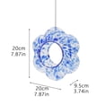thumbnail image 2 of Zznnkj Mosaic Glass Hanging Bird Feeder, Flower Shaped Handcrafted Glass Wild Bird Feeder for Outdoor Garden, Patio, Backyard, 2 of 6