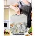thumbnail image 2 of Spring Floral Stand Mixer Dust Cover with Storage Pocket & Handles, Eucalyptus Leaf Summer Botanical Fits All Tilt Head & Bowl Lift Kitchen Appliance Cover Organizer Bag Accessories, 6-8 Quart, 2 of 6