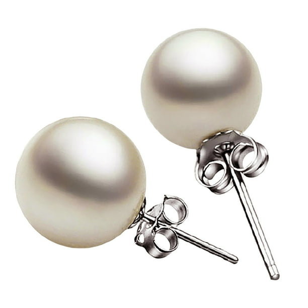 Pendientes Mujer Perla Nanyang Pearl Earpin plateado Earnail Mujer Earaccessory