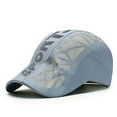 thumbnail image 2 of Mens Sports Cap Mesh Panel Quick Dry Breathable Lightweight Cycling Running Headwear, 2 of 3