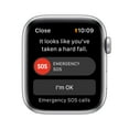 thumbnail image 4 of Apple Watch SE (1st Gen) GPS + Cellular, 44mm Silver Aluminum Case with Abyss Blue/Moss Green Sport Loop, 4 of 7