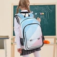thumbnail image 7 of FORMRS Unisex School Backpack 17" Student Travel Bag with Laptop Compartment, Blue Gradient, 7 of 7