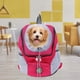 thumbnail image 5 of Mochila Porta Mascotas Colco Transpirable Rojo Tamaño S 30x34x16cm, 5 of 8