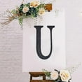 thumbnail image 6 of Balsa Circle 8" Black Solid Letter U Self-Adhesive Rhinestones Gems Sticker, 6 of 8