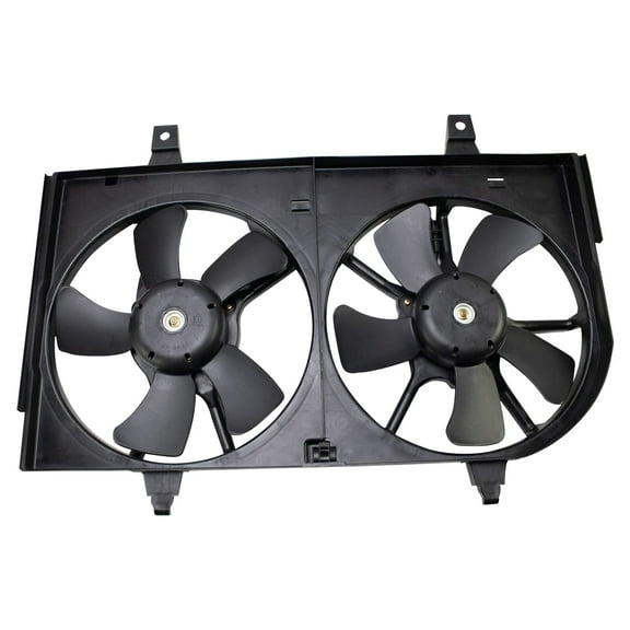 TRQ Radiator Dual Cooling Fan & Motor Assembly for Nissan Maxima Infiniti I35 RFA80455