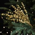 thumbnail image 4 of Glitter Beaded Picks with Sparkling Sequin and Bead Design, 15.7 Inches, Gold, for Christmas Tree and Floral Arrangements, Floral Decoration, 4 of 5