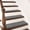 Dark Grey, variant on ICEANT 4PCS 30"x8" Non-Slip Stair Treads, Printed Abstract Indoor Runners, Washable Adhesive TPR Edging, Decorative Mats for Wood Steps,Blue