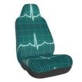 thumbnail image 1 of KLL ECG Wave Pattern Seat Covers,Universal Fit Sedans,Cars,Vans,SUV,Truck, 1 of 5