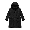 thumbnail image 2 of Trench Coat Men Double Breasted Business Wrap Hooded Long Jacket With Pockets Casual Knee Length Winter Overcoats, 2 of 5