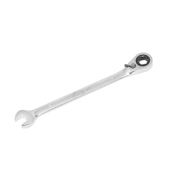 HB 8mm Ratchet Wrench WGR008-U | 90-Tooth Reversible Slim Head Non-Slip Grip | 4° Arc Swing for Tight Spaces | Chrome Vanadium Steel Metric Spanner for Automotive DIY Mechanics | Made in Taiwan