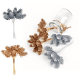 thumbnail image 5 of Christmas Pine Cones Bouquet Artificial Picks Christmas Picks Small Pinecones Branches Artificial Tree For Christmas Flower Arrangements Wreaths And Holiday Decor Indoor, 5 of 7