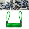 thumbnail image 1 of Disc Lock Reminder Minder Disk Cable Coil Motorcycle Motorbike Scooter Security, 1 of 11