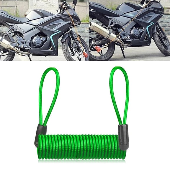 Disc Lock Reminder Minder Disk Cable High Quality Motorcycle Motorbike Scooter