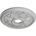 thumbnail image 3 of Ekena Millwork 18 1/8"OD x 3 1/2"ID x 2 3/4"P Edinburgh Ceiling Medallion (Fits Canopies up to 5 1/8"), Hand-Painted Frost, 3 of 6