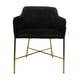 thumbnail image 2 of SILLA OCASIONAL ÓRVEL VELVET NEGRO PATAS GOLD, 2 of 4