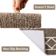 thumbnail image 3 of Yamaziot 1.7'x5' Runner Rug, Washable Kitchen Runners Rugs for Hallway, Non Slip Indoor Entryway Mat Low Profile Floor Doormat, Laundry Room Rug, Brown, 3 of 5
