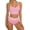 Pink, variant on Women Bathing Suits 2 Piece Women High Cut Bikini Sets String Sexy Swimsuit Two Piece Underwire Bathing Suit Cheeky Cut Out Cute Swimwear(Black,XL)
