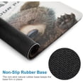 thumbnail image 3 of Bear Decor Wash Your Paws Print Mouse Pad,Office Desk Accessories,Desk Decor, Rectangle Non-Slip Rubber, Stitched Edge,Funny Office Presents 10"x12", 3 of 8