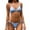 ZC Blue, variant on Bikini Sets For Women Triangle String Halterneck Push Up Two Piece Cute Bathing Suit Swimsuits