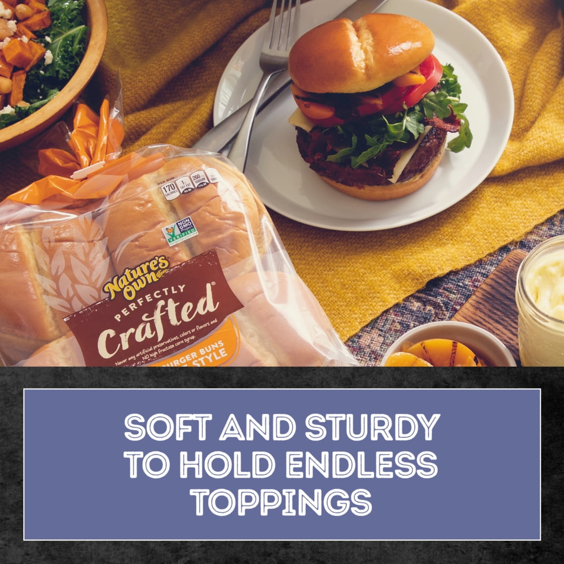 Nature's Own Brioche Style Hamburger Buns