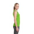 thumbnail image 3 of Sport-Tek Sleeveless V-Neck Tee (LST352) Lime Shock, XL, 3 of 6