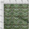 thumbnail image 2 of oneOone Polyester Spandex Olive Green Fabric African Fabric For Sewing Printed Craft Fabric By The Yard 56 Inch Wide, 2 of 4