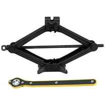 2.5 Ton (5511 lbs) Scissor Jack Kit - Quick Lift for Tire Changes, Universal Car Emergency Kit, Compatible with Autos, SUVs, and MPVs