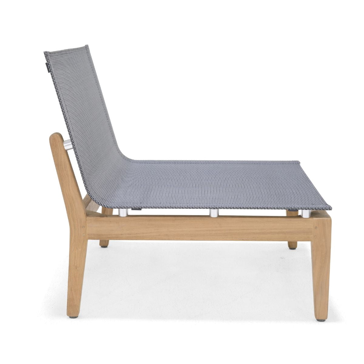 Amazonia Trieste, 100% FSC Certified Teak & Mesh, Outdoor Patio Accent Chair with Olefin Cushions