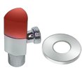 thumbnail image 3 of Válvu de Ángulo de tón G1 / 2 Conector de Adaptador de Válvu de Esquina de de Calentador de Agua de Inodoro Triángulo rojo Sunnimix Válvula de triángulo de agua fría, 3 of 7