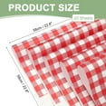 thumbnail image 2 of Uxcell Flower Gift Wrapping Paper, Plaid Waterproof Bouquet Paper Wrap Florist Supplies Packaging Floral Paper Red, 2 of 7
