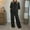 01 Black, variant on YueHuiYing Women's Crew Neck Loose-Fit Top with Elastic Waistband Drawstring and Pockets Casual Long Pants Sweatshirt and Sweatpants Two-Piece Set