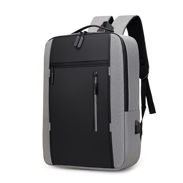 Mochila de negocios para hombre con puerto USB, gran capacidad, para ordenador portátil, mochila profesional para el hombro